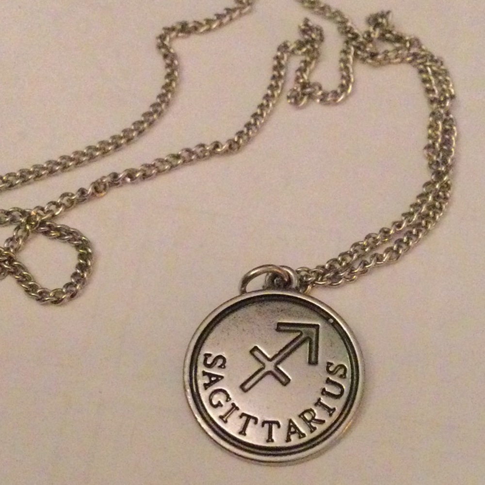 NWOT VTG Sagittarius Astrological Sign Pendant